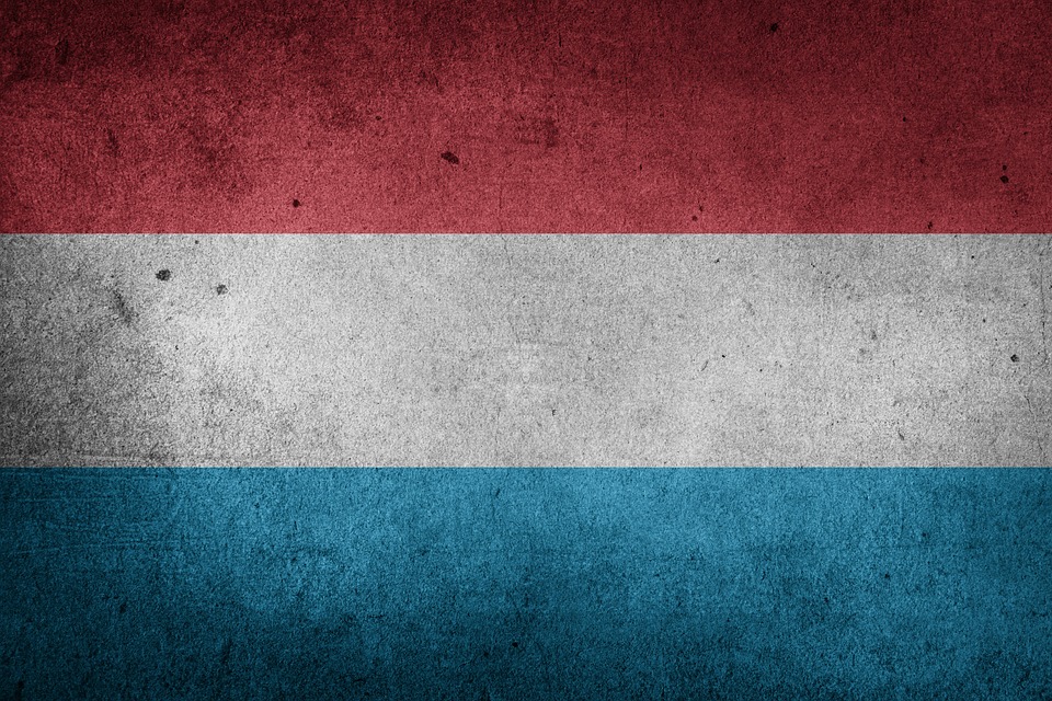 le drapeau du Luxembourg