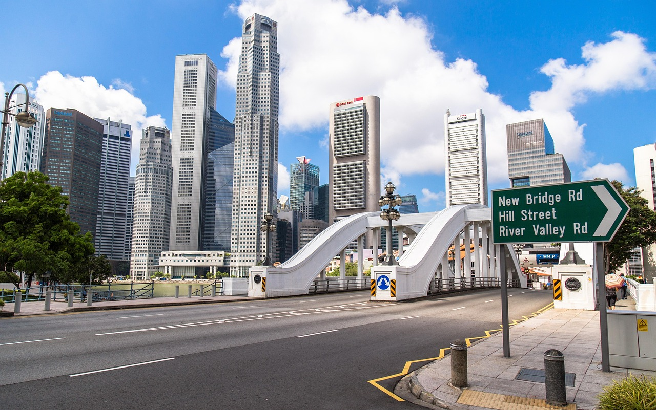 a city view of singapore