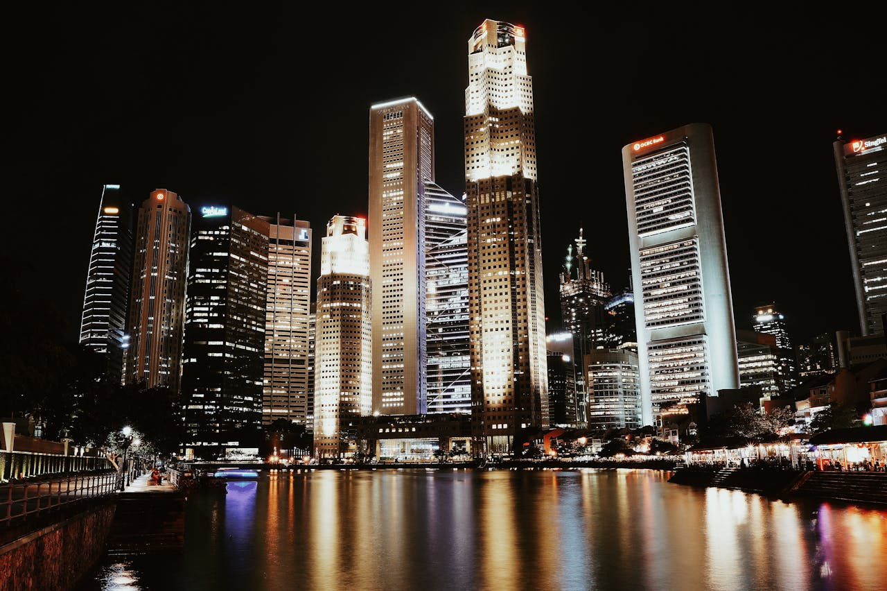 Singapore at night