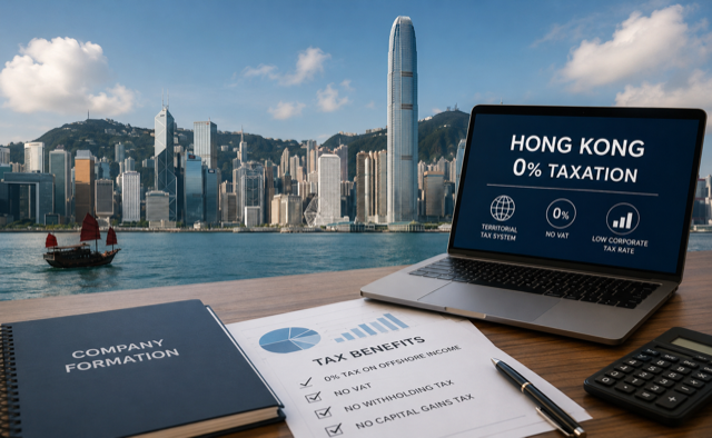 Fiscalité société à Hong Kong