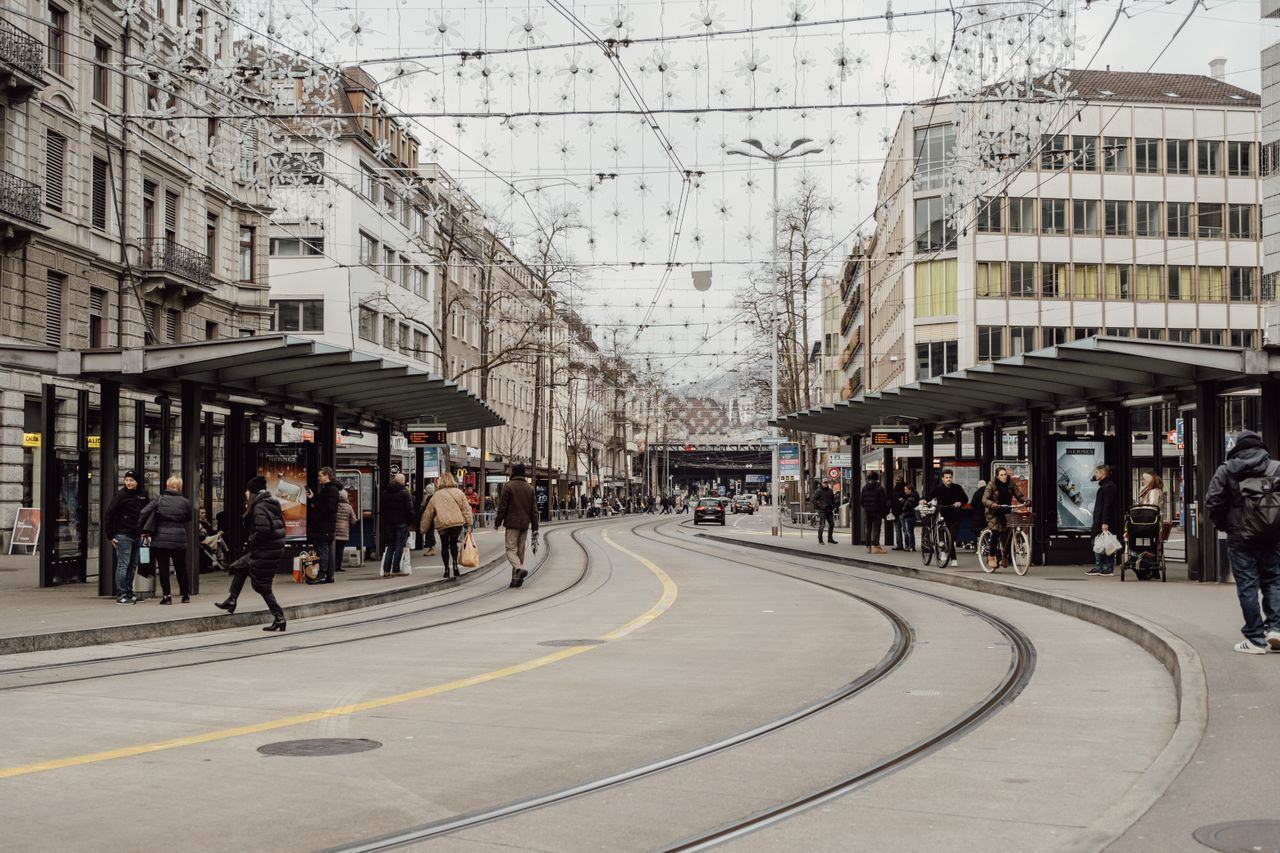 Photo of a street in Zurich