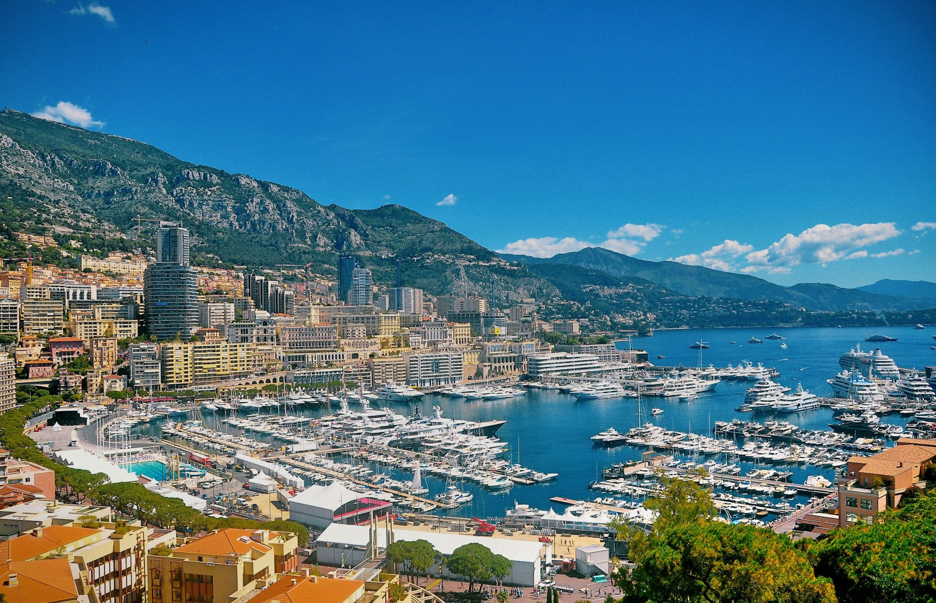 Marina view of Monaco