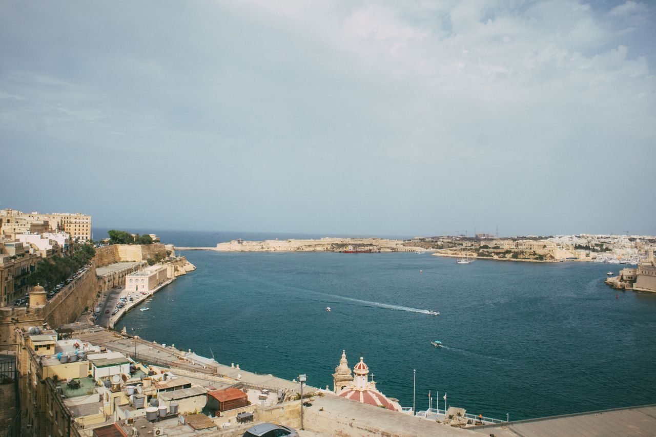 Panoramic view of Malta's Grand Harbor